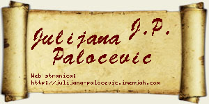 Julijana Paločević vizit kartica